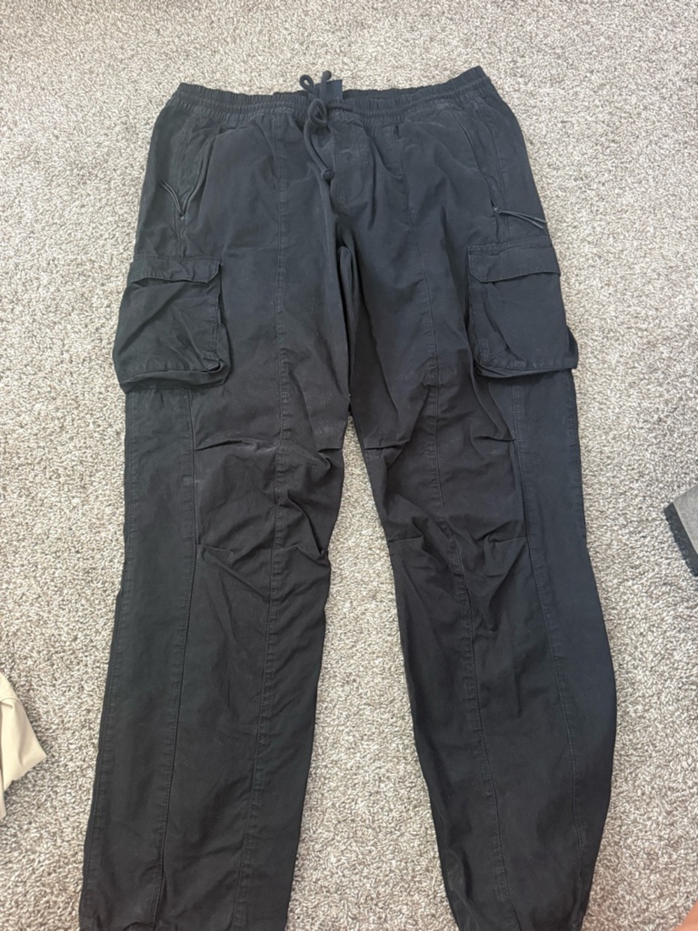 Kith Black Cargo Pants with Multiple Pockets
